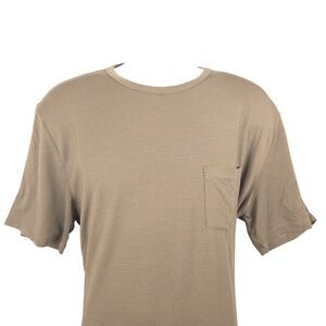 Vuori‎ T-Shirt Linear Tech Performance Striped Breathable Men's Size XL